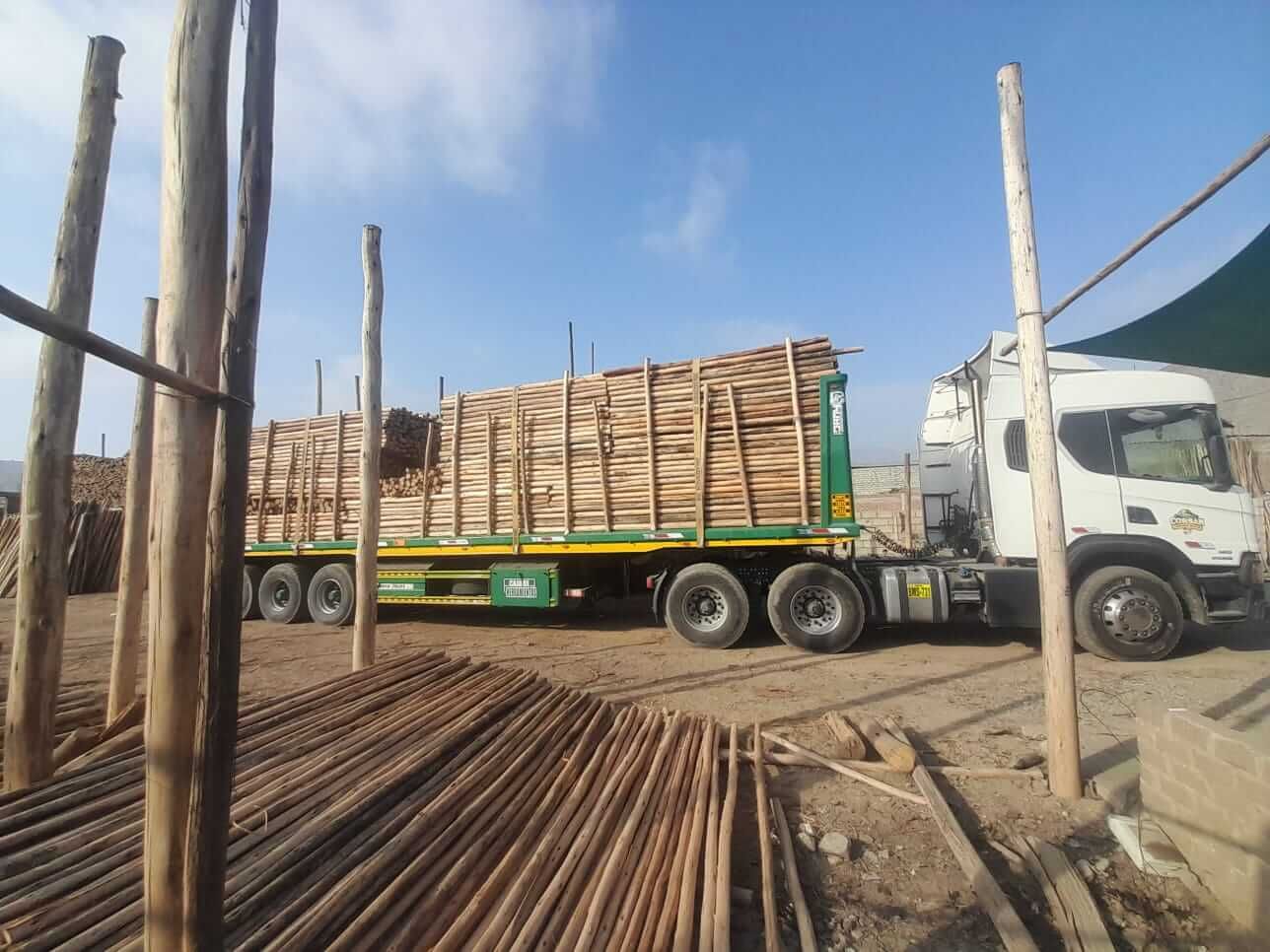Transporte de madera en carretera